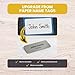 Name Tag/Badge Blanks - 100 Pack - 1-1/2