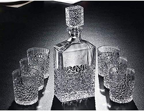 Karafset Whiskykaraf Wijnkaraf Wijnkaraf Creatief Kristalglas Wijnlikeur Wijnflesdecoratie Verzegelde Karaf Wijnfles… - Afbeelding 3