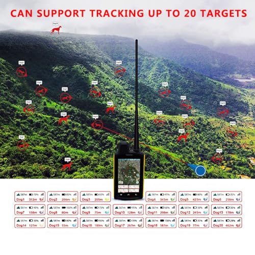 Pet Tracker per cani da caccia – Collare GPS di posizionamento satellitare con antenna ad alta frequenza per uso subacqueo, ideale per gli appassionati di caccia