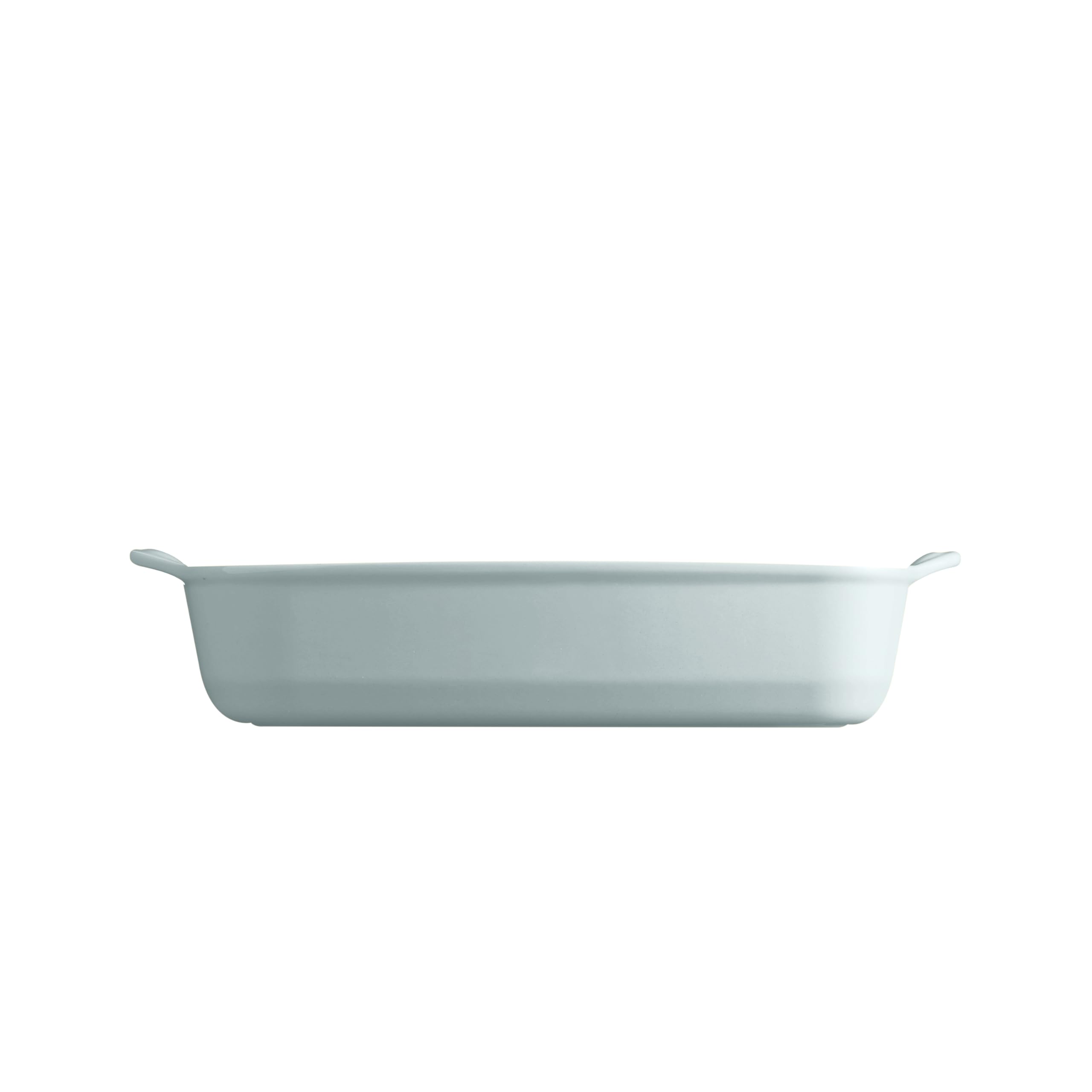 Emile Henry Plat Rectangulaire Ultime – Pour 6 à 8 Personnes – Céramique Haute Résistance – Cuisson Homogène et Service du Four à la Table – Coloris Écume – Fabriqué en France