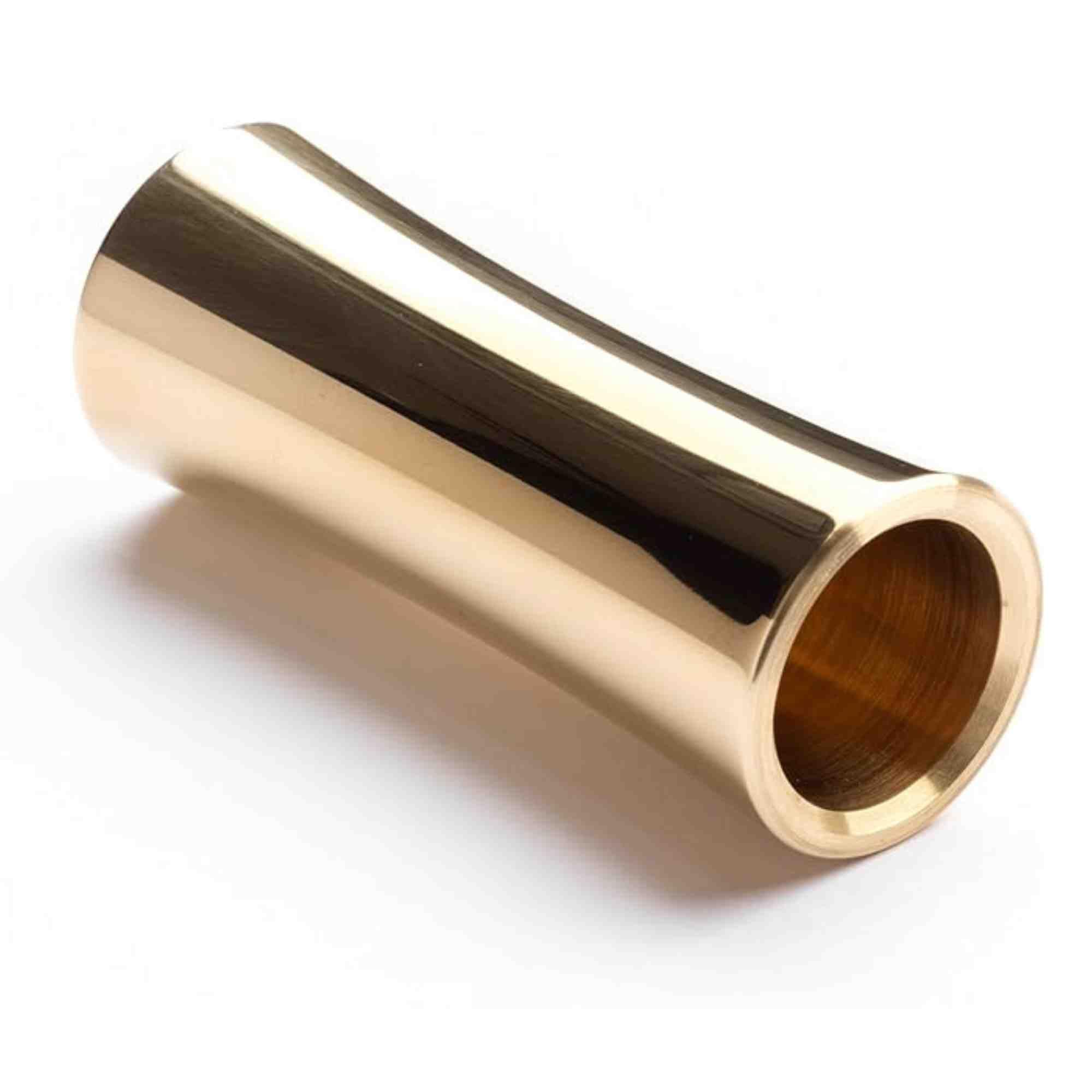 Dunlop227 Brass Slide Slide Concave In Ottone Per Chitarra - Lungo