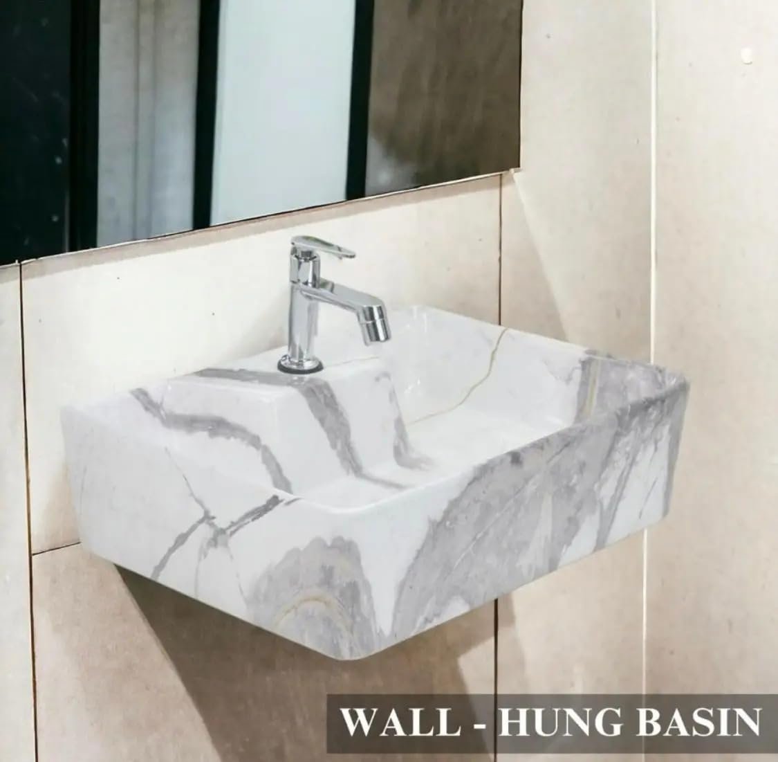 2 in 1 Designer Wash basin Wall mount and Table top (12 * 16-1007) 1