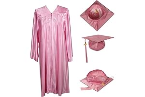 Shiny Pink Cap and Gown 2024