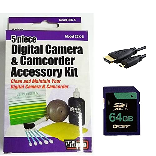 Synergy fW^ANZT[Lbg IpX OM-D E-M1 Mark II ~[XfW^Jƌ݊:HDMI6FMC AV & HDMIP[u SY-SD64GB [J[h ZELCKSG &N[jO