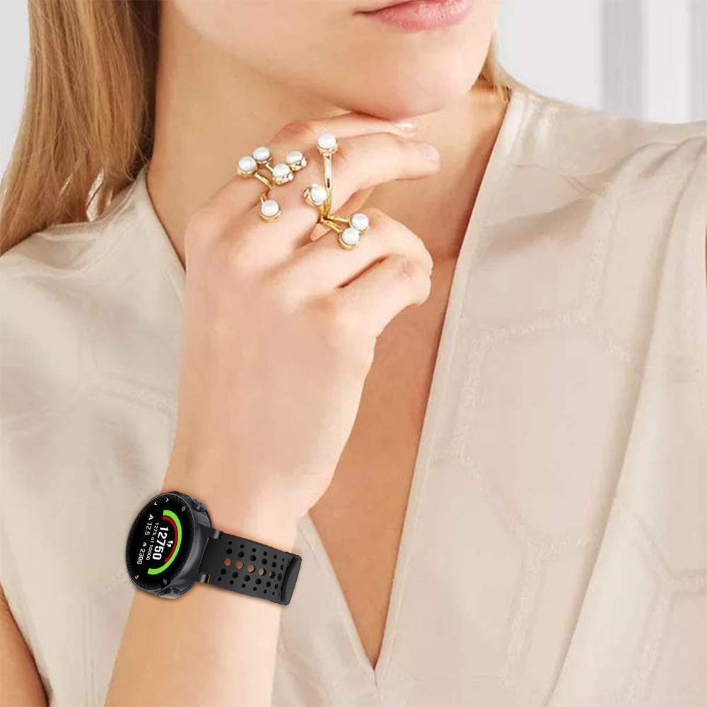 ISABAKE Cinturino Di Ricambio In Morbido Silicone Per Garmin Venu - Foto 3