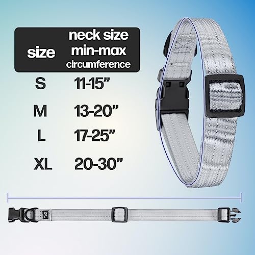 TUG Strong Nylon Dog Collar (Medium, Grey) TUG Strong Nylon Dog Collar (Medium, Grey)