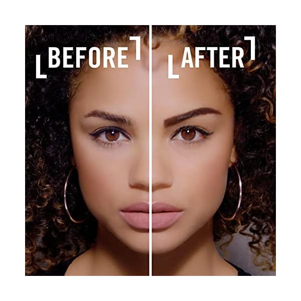 Rimmel Brow This Way Sculpting Kit, Dark Brown, Powder 0.04 oz., Wax 0.03 oz., Brow Sculpting & Styling Kit with Eyebrow Wax & Setting Powder