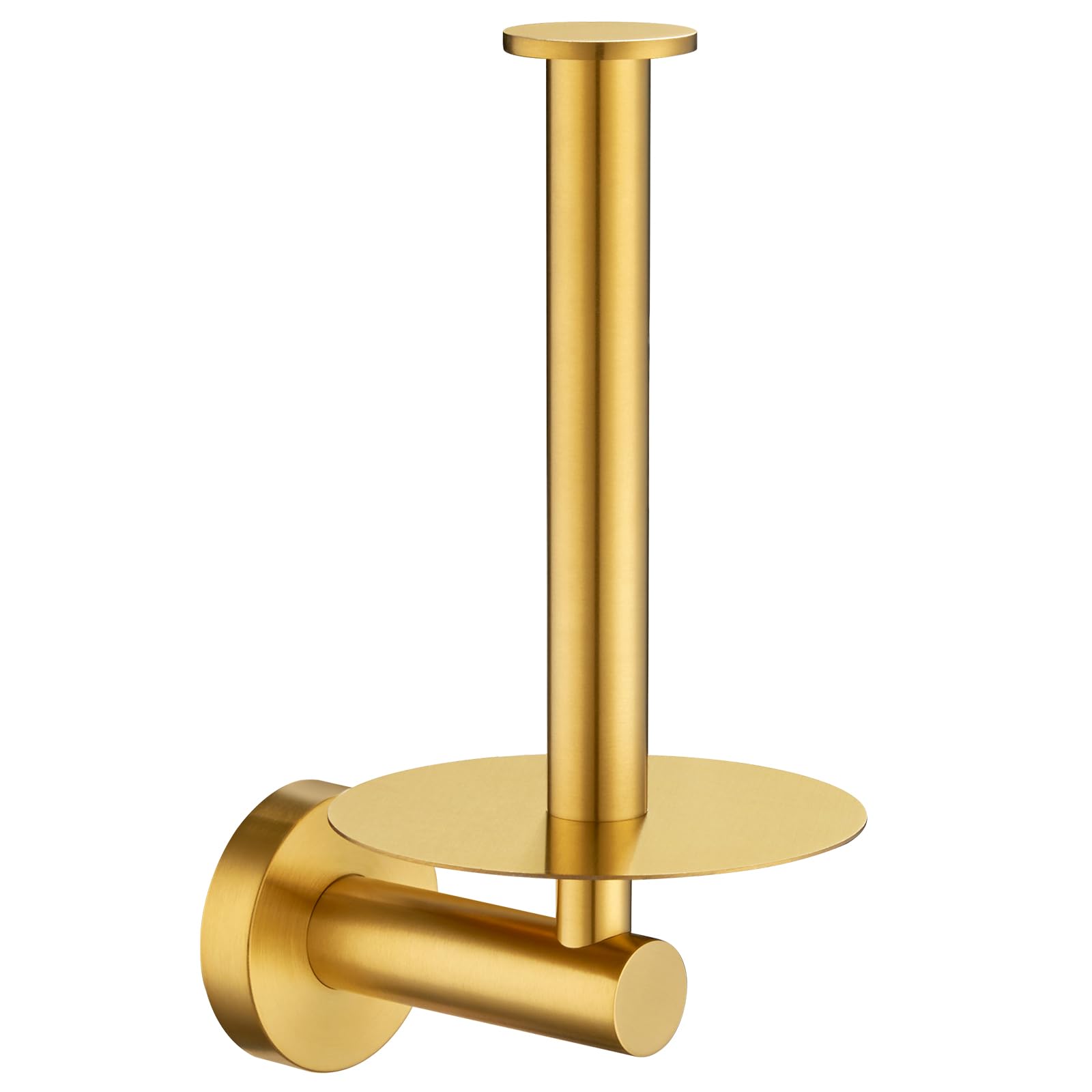 Aomasi Vertical Toilet Paper Holder for Bathroom Wall, Brushed Nickel — Amazon image 11