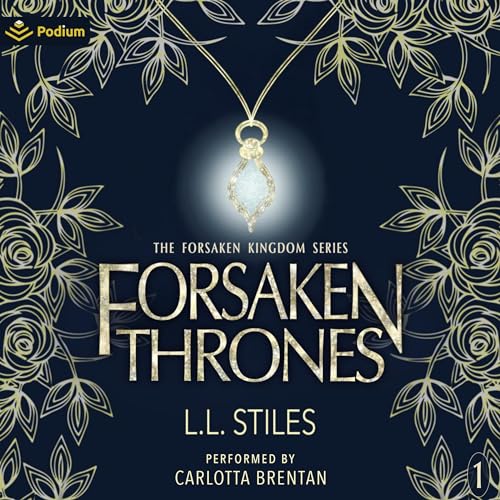Diseño de la portada del título Forsaken Thrones