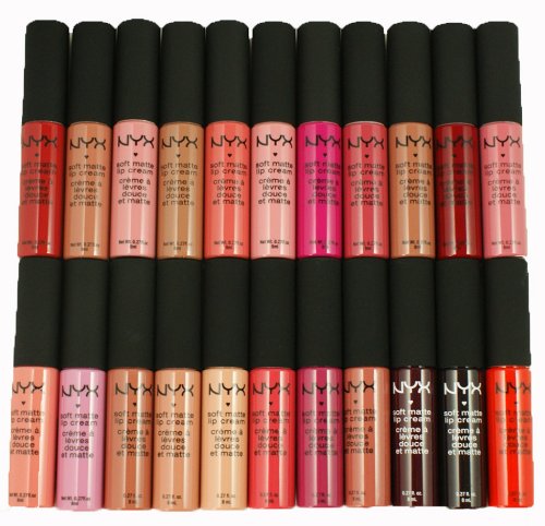 22 NYX Soft Matte Lip Cream -Full Set (Included 2014 New Colors)