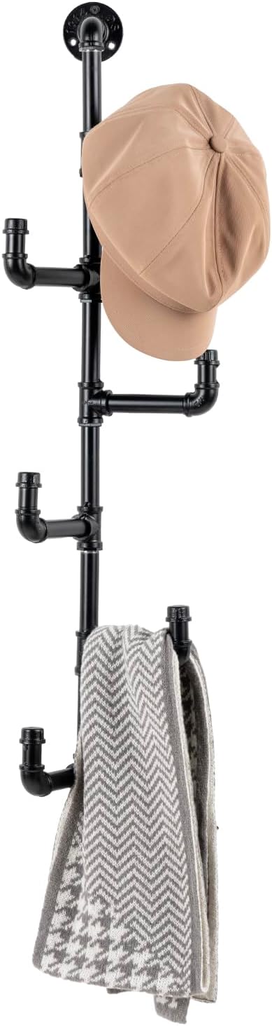 Forge Wall-Mounted Rack – Industrial Office Coat and Hat Holder