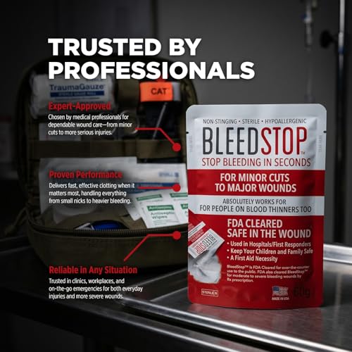 BleedStop First Aid Clotting Powder