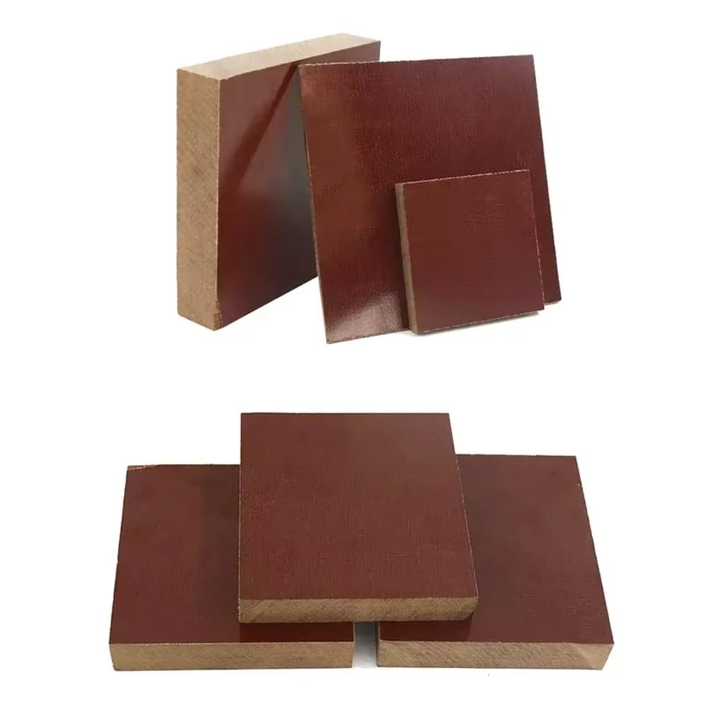 1pcs Hoja de baquelita fenólica | Hoja marrón de varios tamaños for aislamiento eléctrico(25*300*300mm)