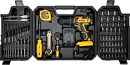 Vonder, Parafusadeira/Furadeira De Impacto A Bateria, 20 V, Fonte...