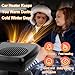 Car Heater,12V 200W Fast Heating and Cooling Fan Portable Windshield Defogger and Defroster Plug into Cigarette Lighter for All Cars