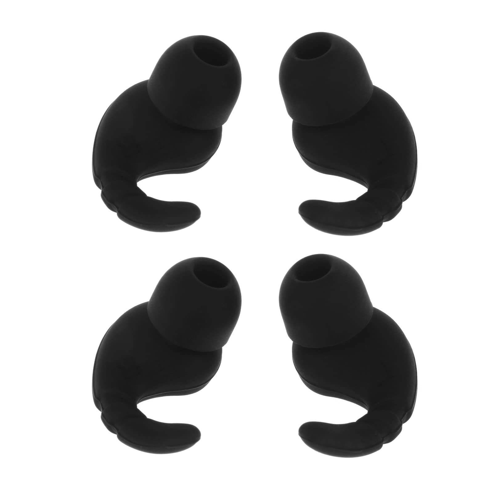 DIIOOMIEEU Side Stabilizers Fins Wing Eartips Silicone Earbuds Earplugs Gel Earhooks for Earphones in Ear Headphone 3.8-5.5mm