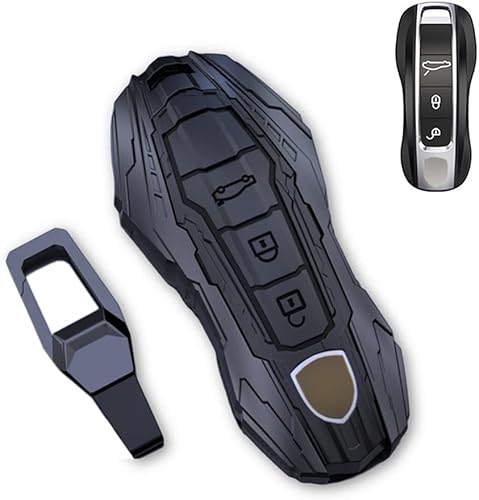 JanneChou Carcasa para llavero inteligente de aleación de zinc compatible con Porsche Panamera Cayenne Macan 911 Taycan 918 disponible en Yaxa Venezuela