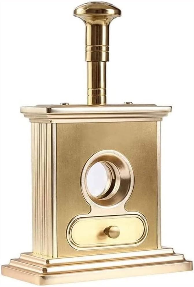 TOEWOE Portable Cigar Cutter, Cigar Cutter Guillotine, Stainless Steel Blade Cigar Cutter, Cigar Accessories, Gifts for Father and Boyfriend (Color : Silver)