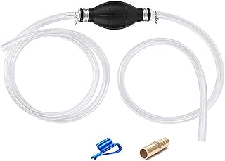 Gas Siphon Pump, Hand Siphon Pump for Gasoline Transfer Manual Siphon Pump for Water Fish Tank, Fuel Siphon Pump for Gasoline. (Gas Siphon Hose Included)