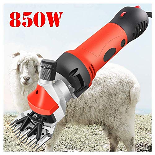 ZHCOM Electric Grass Shears Sheep Shears 850W Professional Animal Hair Clipper，for Shaving fur Wool in Sheep, Goats, Cattle, Farm Livestock Pet, with Carrying Case