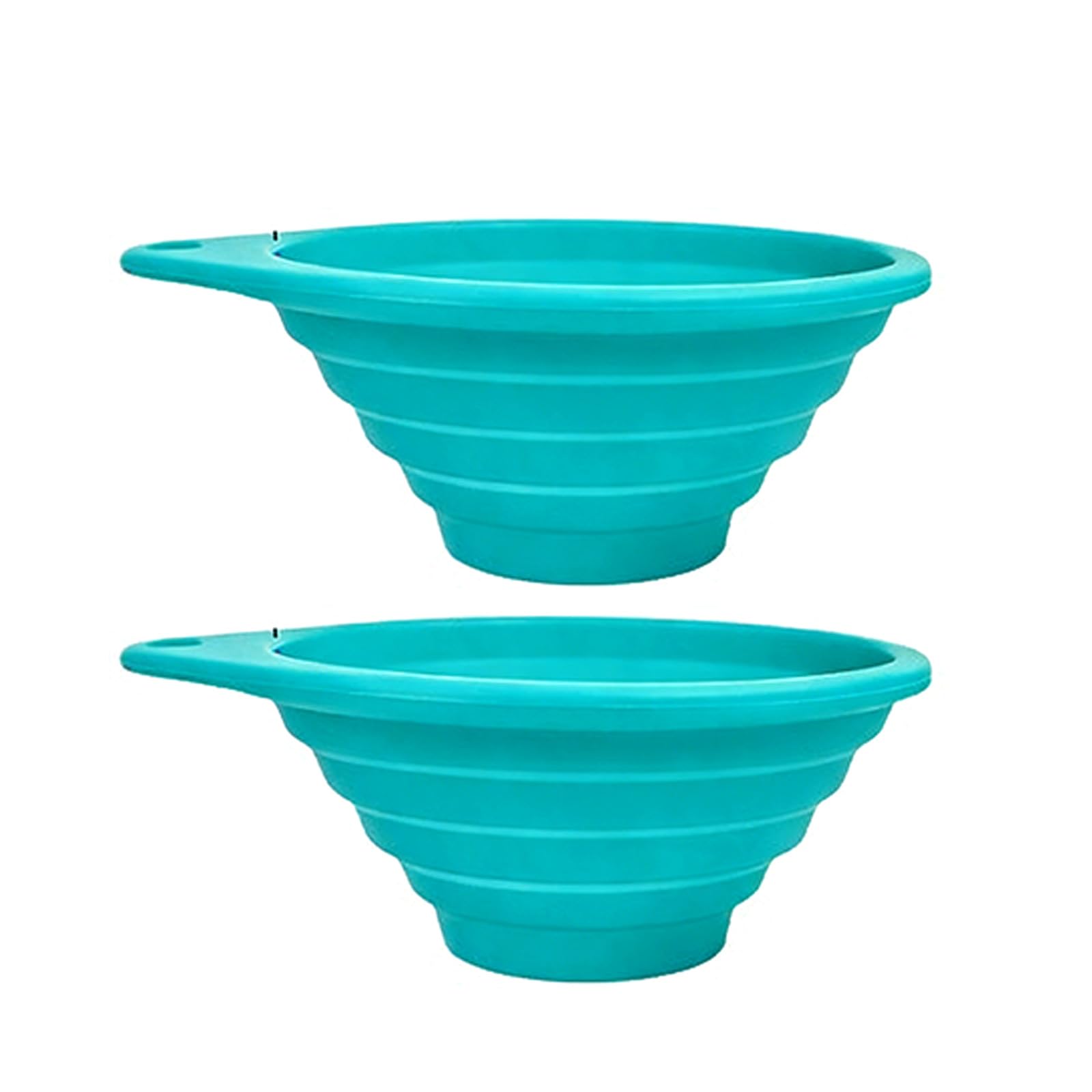 OSNIYAW Compacts Portable Fine Meshes Strainer Silicone Funnel Foldable for Brewing Tea or Filtering Food Tea Infuser