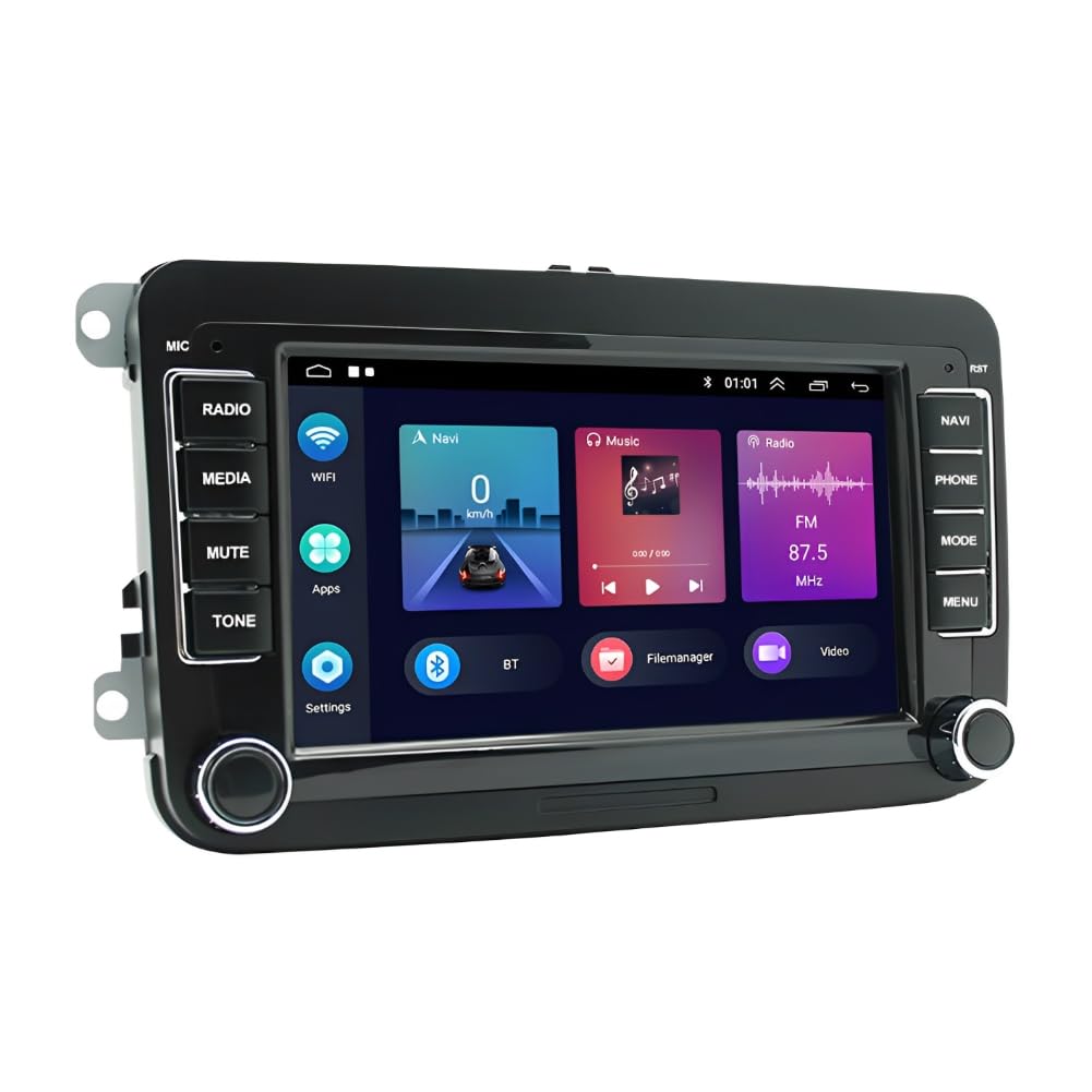 Radio samochodowe 2 + 32 G Android 13 do VW Transporter T5.1 2010-2020 z bezprzewodowym systemem Carplay Android Auto, 7-calowy ekran dotykowy Auto Stereo Display Player Radio GPS Navigation Head Unit