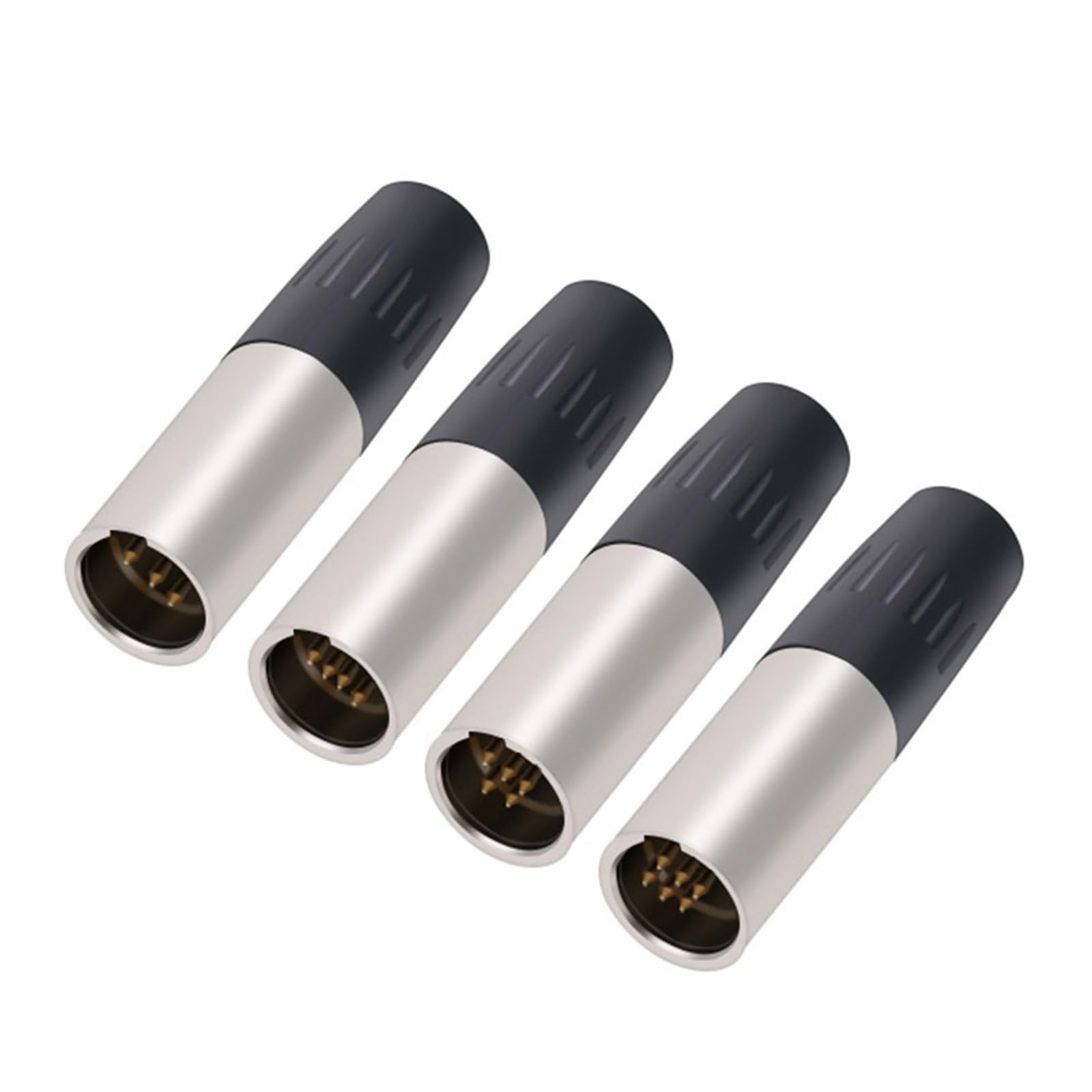 10 unids/lote Mini XLR 3 4 5 Pin macho enchufe soldadura micrófono Cable conector pequeño XLR micrófono enchufe (Size : 10xM 6P)