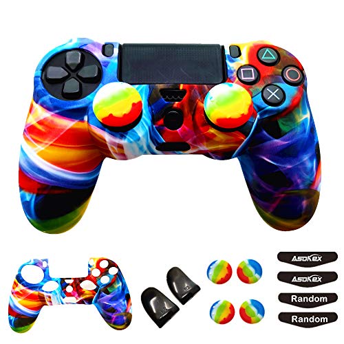 Coque en silicone pour manette PS4 Slim protection DualShock4 boutons L2R2