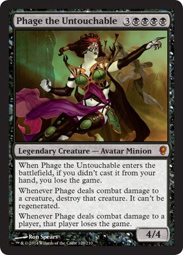 Amazon.com: Magic The Gathering - Phage The Untouchable