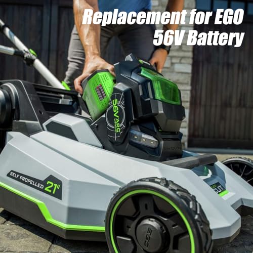 Image of 1-Pack 56 Volt Lithium ion Battery BA5600 Replacement for EGO 56V Battery 12000mAh(Green)