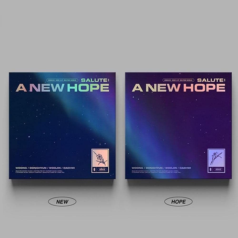 AB6IX - Salute : A New Hope (3RD EP) Repakage Album+Folded Poster+Extra Photocards Set (Hope ver.)