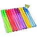 Bubble Wands 14’’ Big Pack Assorted Colors Non Toxic Summer Toys Activity Party Favors Birthday Gift Kids Outdoor Toys - 1 Dozen