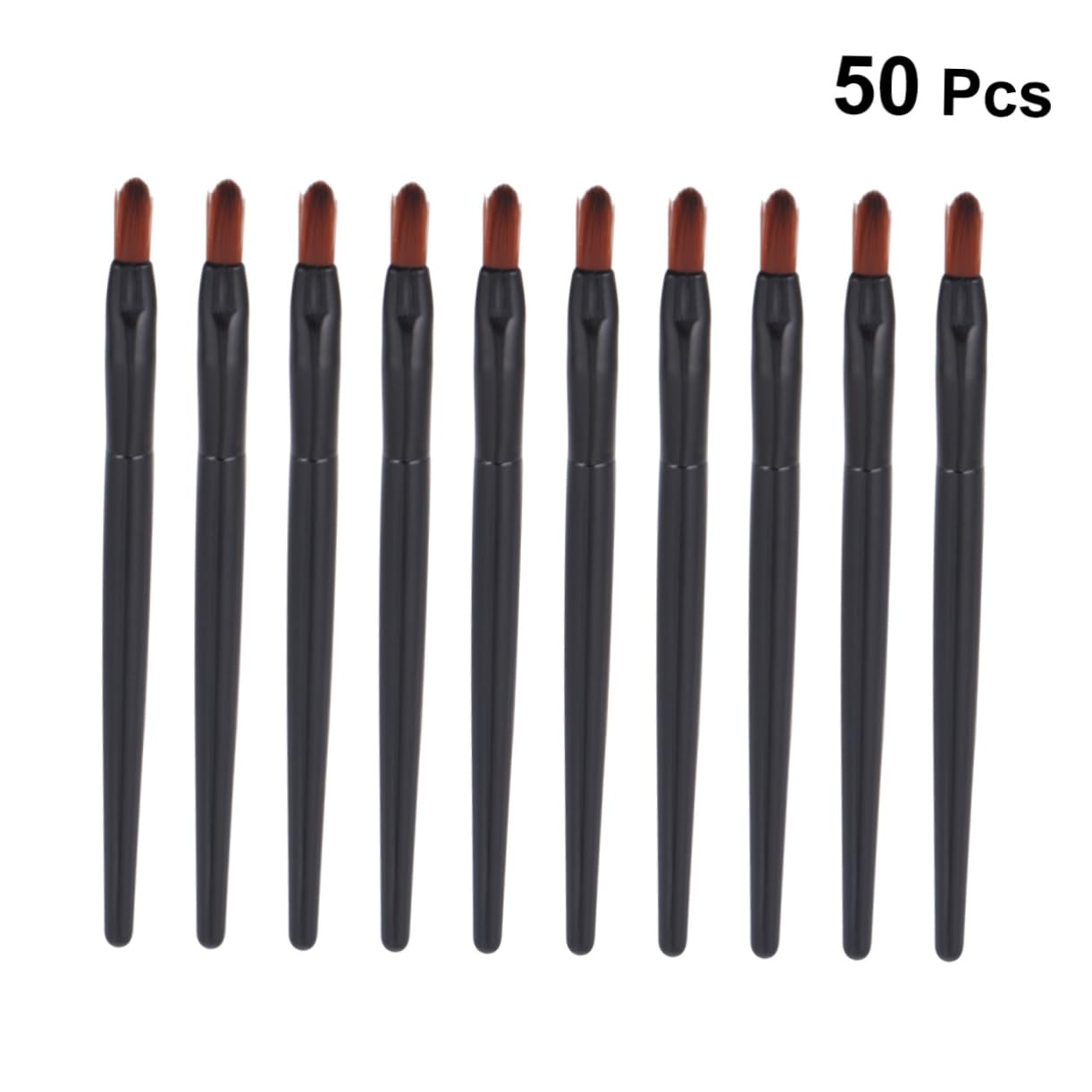 NULYLU 50pcs Lip Brush Applicators Multi-function Plastic Lipstick Lip Gloss Applicator Gentle Makeup Tool Brush for Travel Home Use