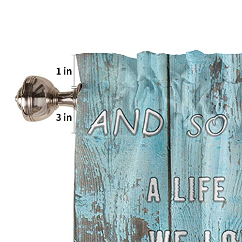 Warm Tour Farmhouse Animal Kitchen Window Curtain Valance, Rustic Farm Retro Wooden Barn Rod Pocket Valance Windos Treatments Drapes,1 Panel Short Curtains For Living Room/Bathroom/Bedroom #TOP4