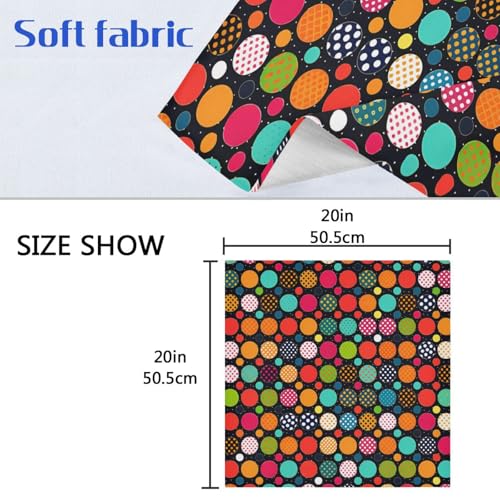 Servilletas de Tela Multicolor Set x6 20x20 in miniatura 6