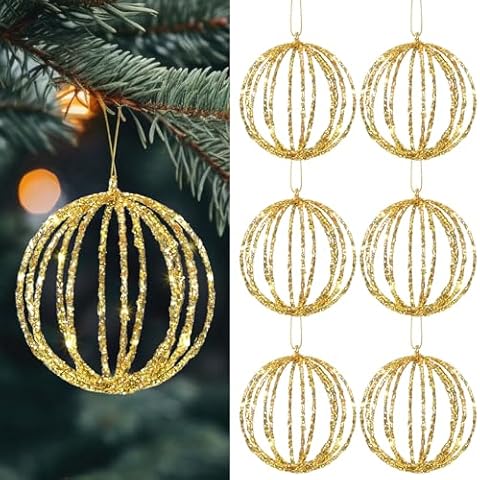 Marsui Gold Christmas Ball Ornaments Cover