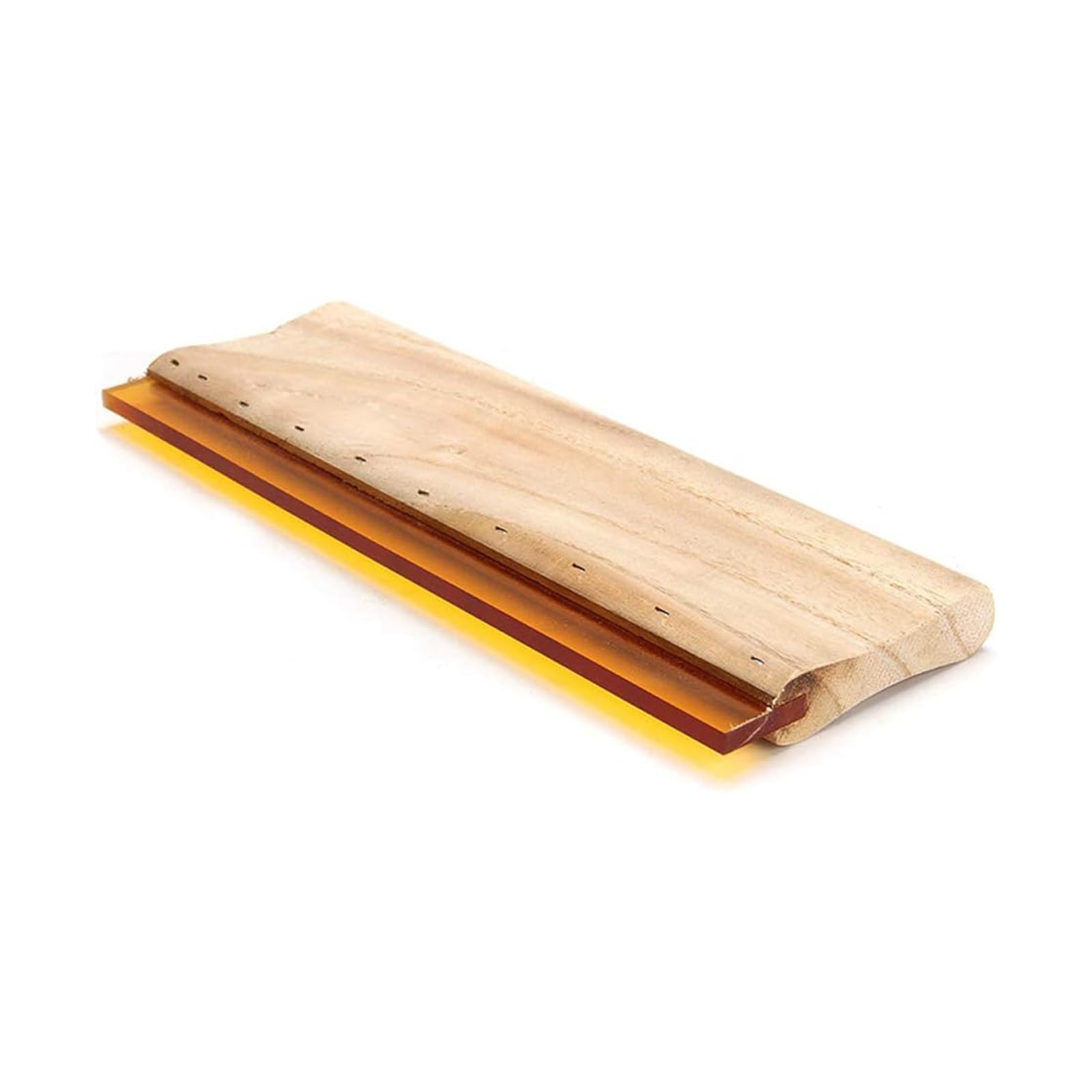 Tooloflife Black 10Cm Screen Printing Squeegee With Wooden Handle, 75 Durometer Screen Ink Scraper For Screen Printing