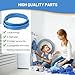 WH05X29521 Washer Door Gasket for GE GFW550SSN0WW GFW550SSN2WW GFW550SSN5WW GFW550SSN1WW GFW550SPR5RS GFW550SPN0DG GFW550SPR4RS GFW550SSN4WW GFW550SSN3WW GFW510SCN0WW GFW510SCV0WW Gasket Seal