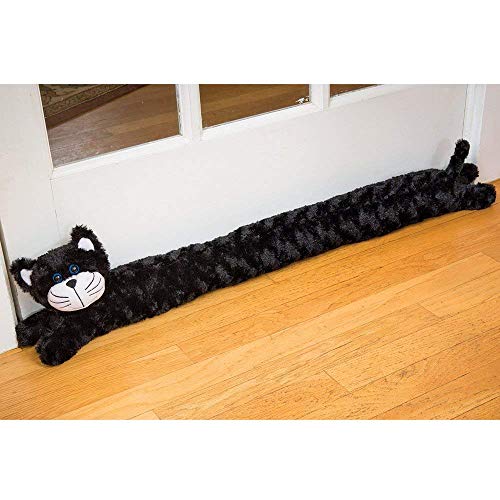 Bits and Pieces - Zugluftstopper aus Plüsch für Katzen - Schutz für Tür und Fenster - hält Wärme drinnen und kalt draußen Cover