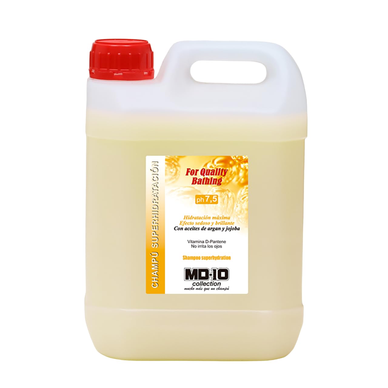 MD-10 COLLECTION Champú Hidratante Perros – Champú Perro Pelo Largo – con Aceites de Argán y Jojoba – Champú Perros Pelo Corto - Vegano y Biodegradable (750ml)