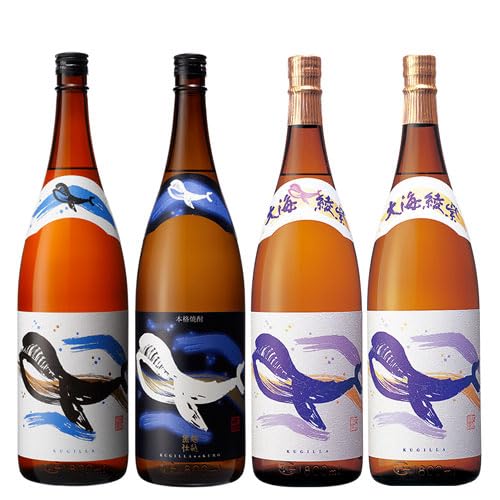 大海酒造くじらシリーズ 1800ml 4本セット