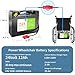 VATOSO 24V12AH Lithium Battery for Electric Wheelchair, Built-in 30A BMS Better Than Lead-Acid Batteries, for 100W-500W, Includes 2A Charger Anderson Connector (24V12AH)