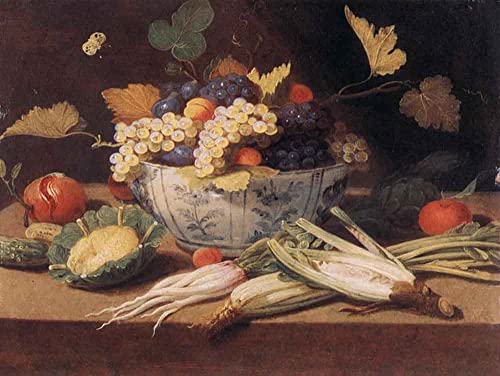 Affiches et gravures nature morte Jan Van Kessel pour salon chic