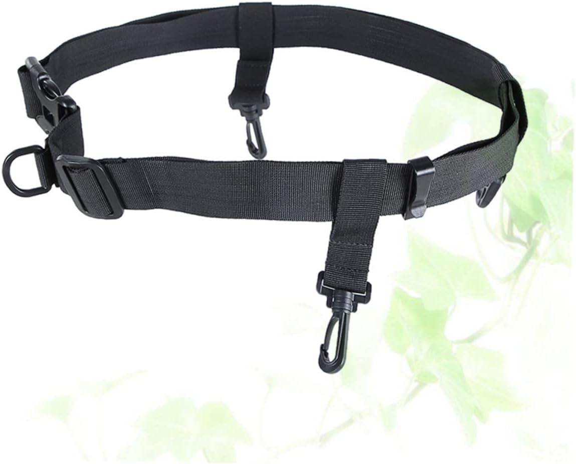 Adjustable Wader Wading Belt Safety Strap for Fishing Kayak Fit Waist Belt D-ring Hooks Fishing Tackle Accessories Nylon