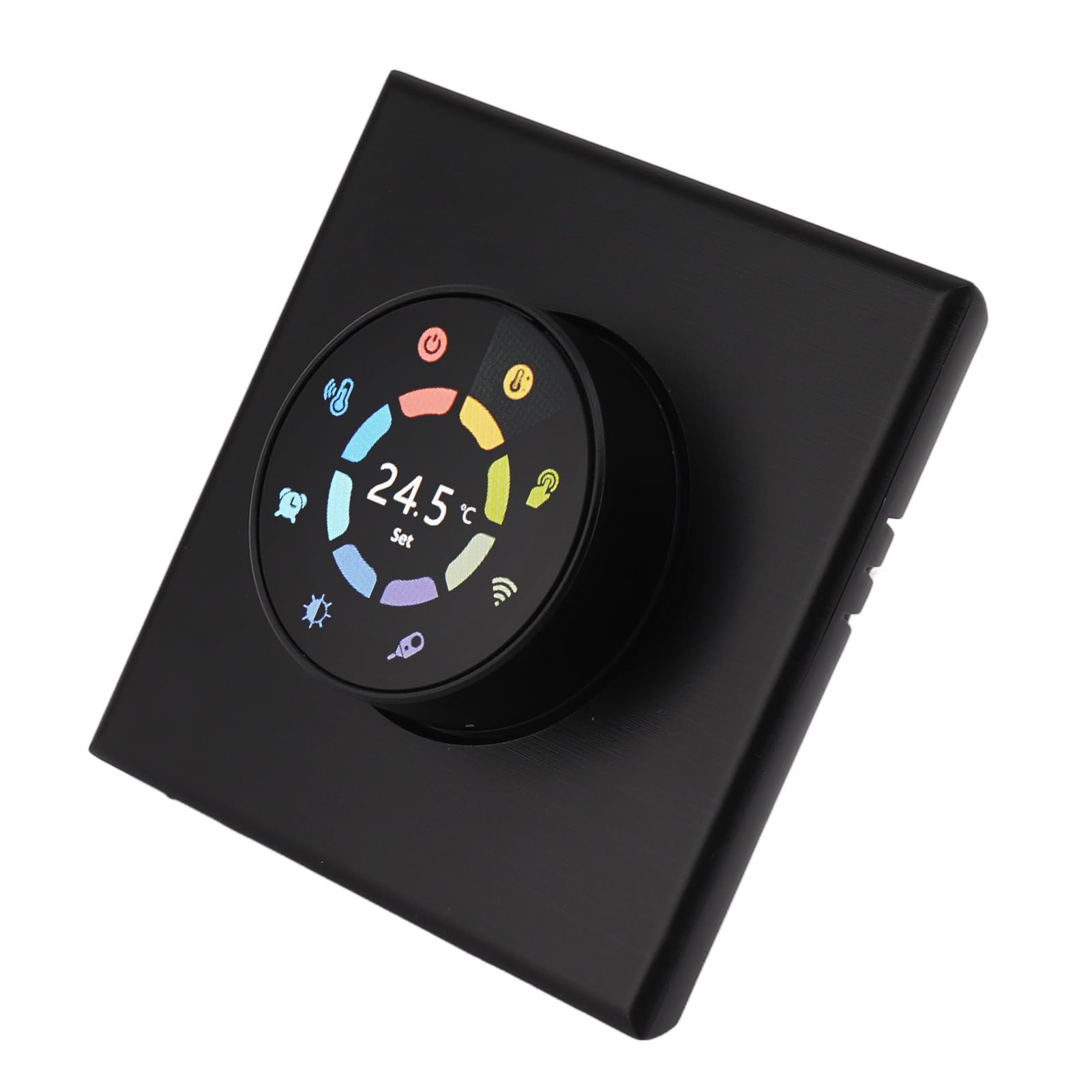 Chrees Termostato Programable WiFi Inteligente con Calibración de Temperatura para Calefacción por Suelo Radiante en el Hogar AC 95~240V Negro