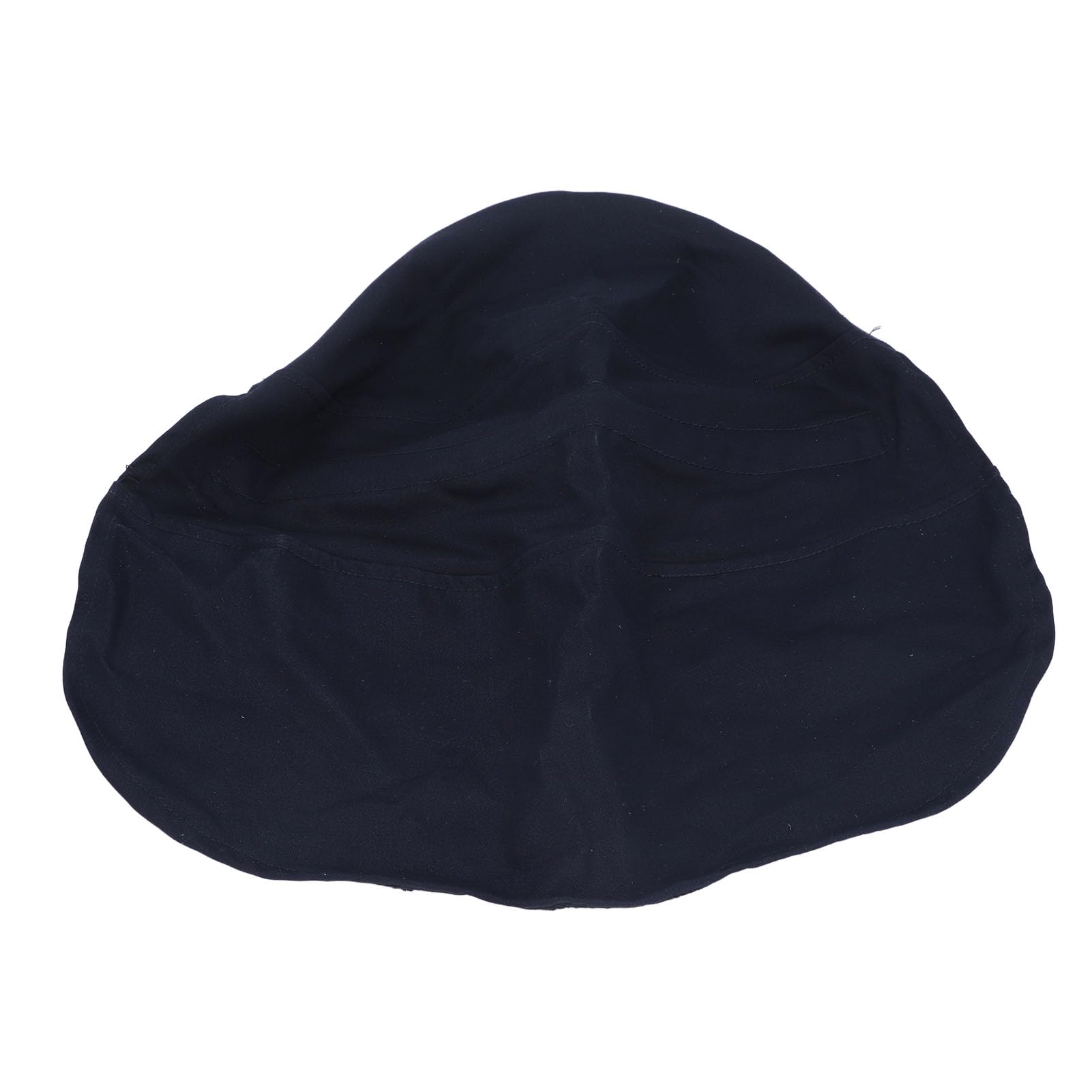17 x 18 inches Flame Retardant Welding Helmet Fabric Cover, Dark Blue Welding Cotton Head Neck Protector, with Press Fit Rubber Seal, for MIG, TIG, and Stick Welding