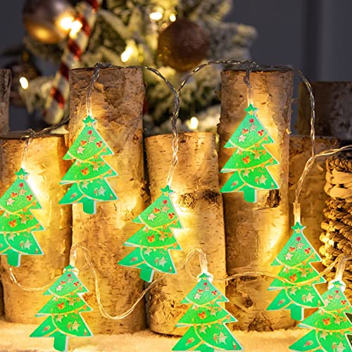 TaimeiMao 10 pezzi Catena Luminosa Natale,Luci per...