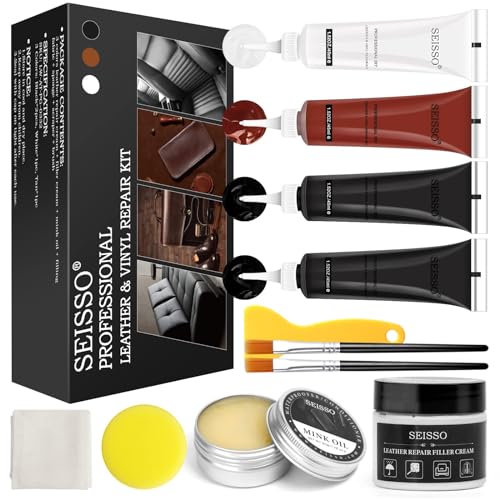 SEISSO Leather Repair Kit with Mink Oil