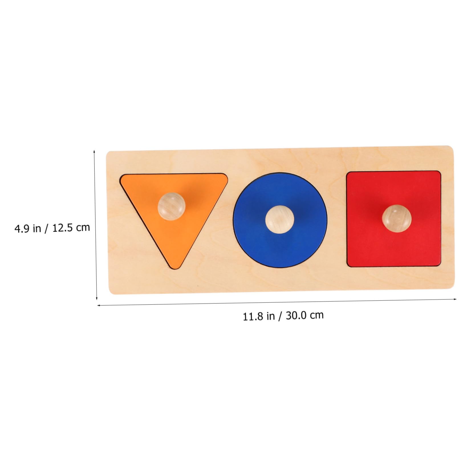 Gatuida 2juego Panel de Caja de Monedas Cuadrado de Rompecabezas Geométricos con Caja de Madera Juguetes Educativos de Bloques de Madera para Bebés y Primera Infancia