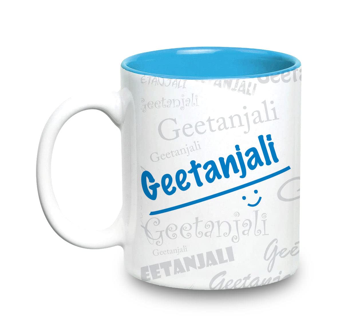 Hot Muggs Me Graffiti Mug - Geetanjali Personalised Name Ceramic, 315ml, 1 Unit